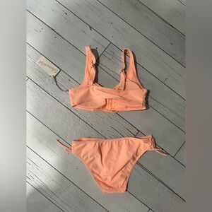 Chicwish Peach Bikini Set